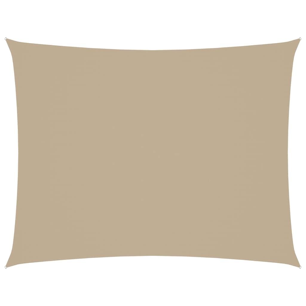 Vidaxl zonnescherm rechthoekig 3,5x4,5 m oxford stof beige
