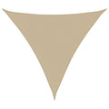 VidaXL Dreieckiger Sonnenschutz 3x3x3 m Oxford-Gewebe Beige