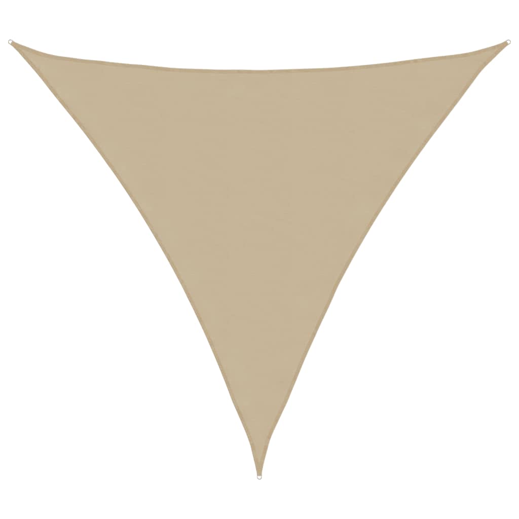 VidaXL Dreieckiger Sonnenschutz 3x3x3 m Oxford-Gewebe Beige