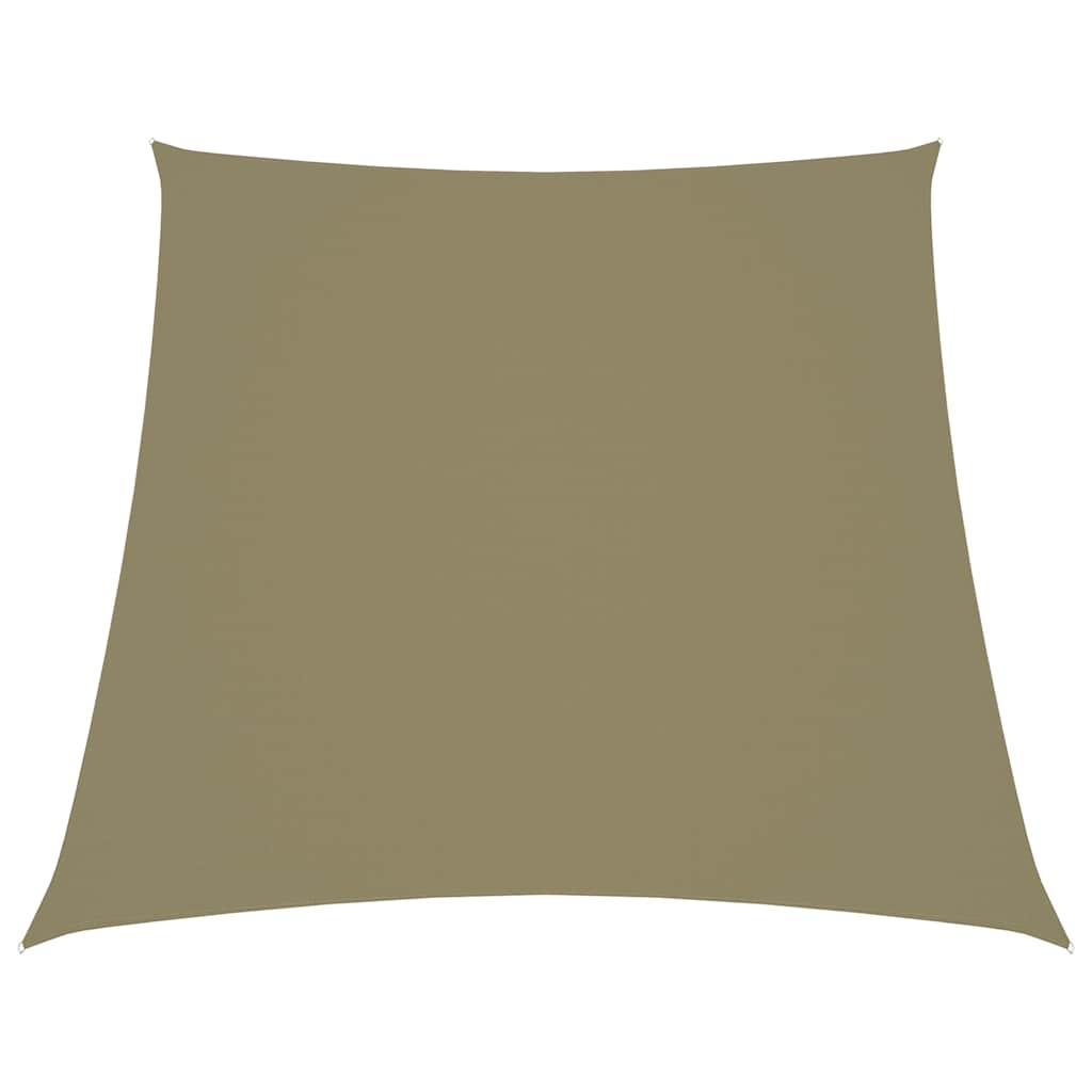 VidaXL Sonnensegel Trapez 2,4 x 3 m Oxford-Gewebe Beige