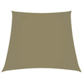 VidaXL Sonnensegel Trapez 2,4 x 3 m Oxford-Gewebe Beige