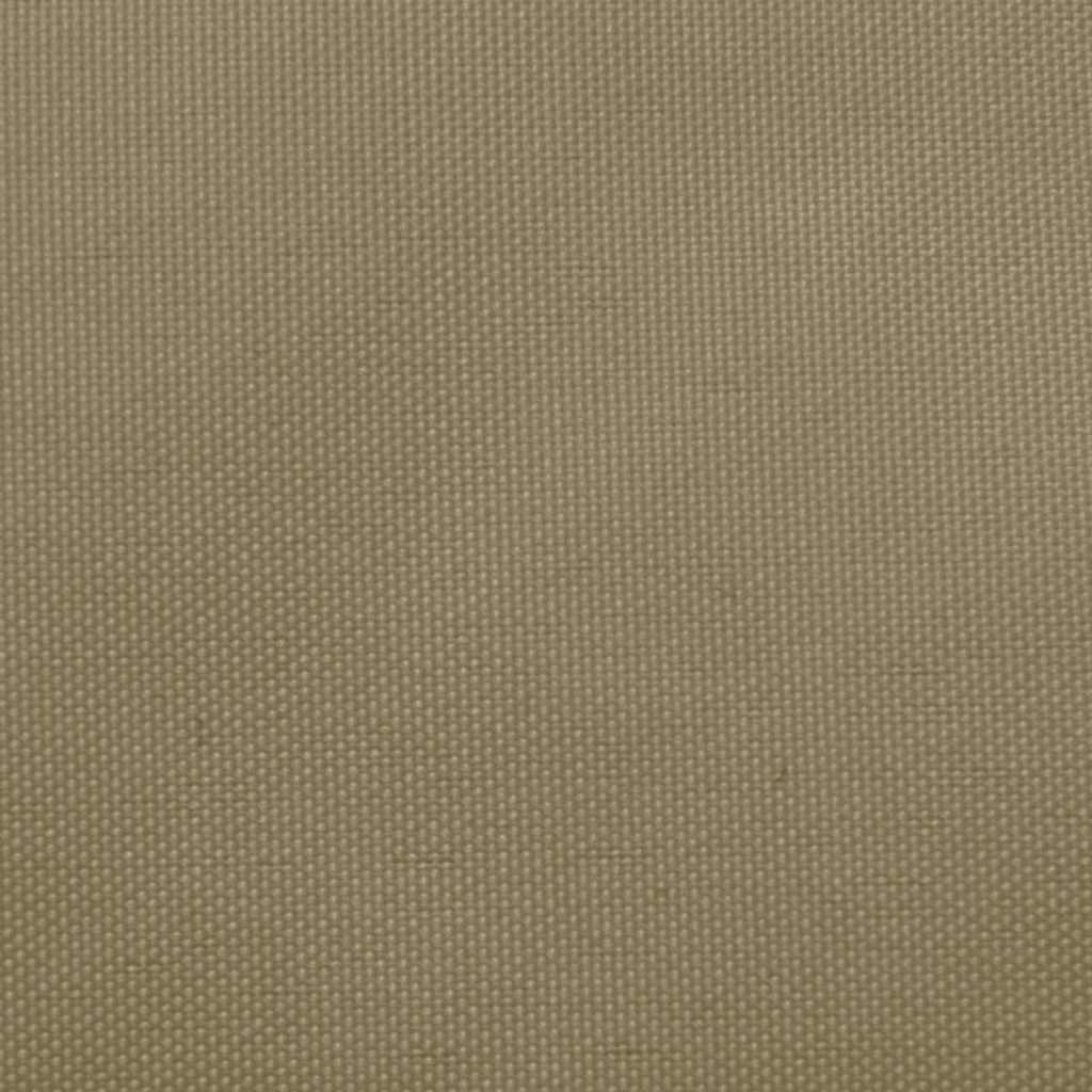 VidaXL Sonnensegel Trapez 2,4 x 3 m Oxford-Gewebe Beige