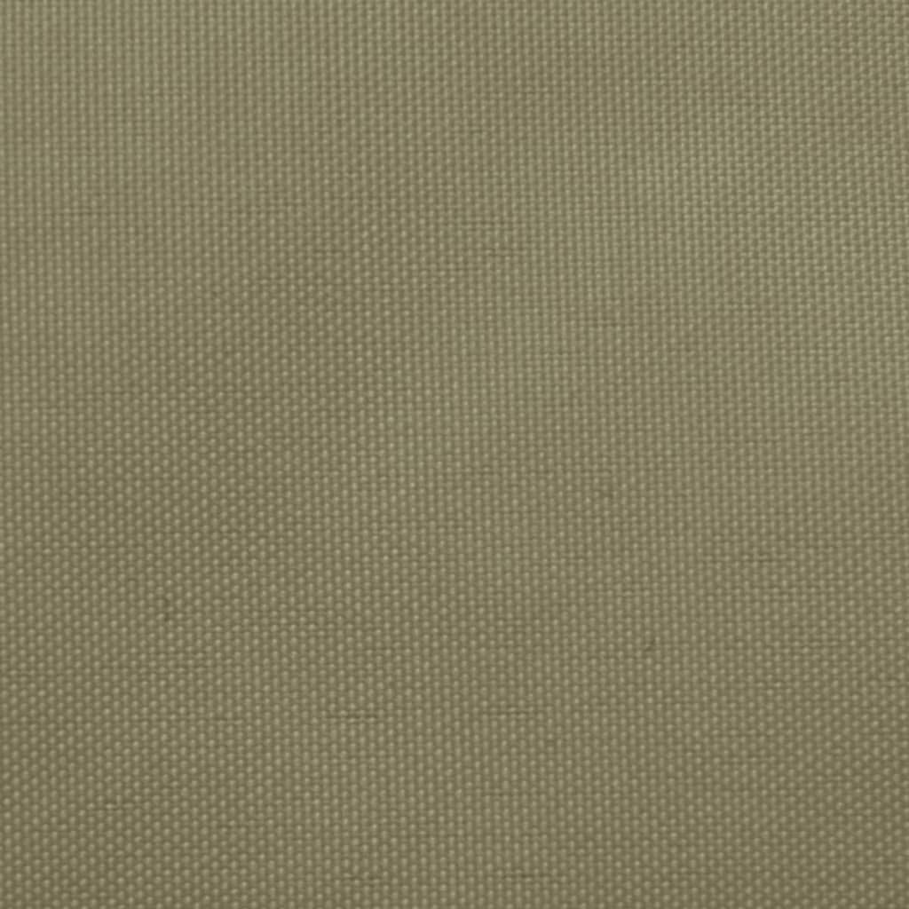 VidaXL Trapezförmiger Sonnenschutz 3,4 x 3 m Oxford-Gewebe Beige