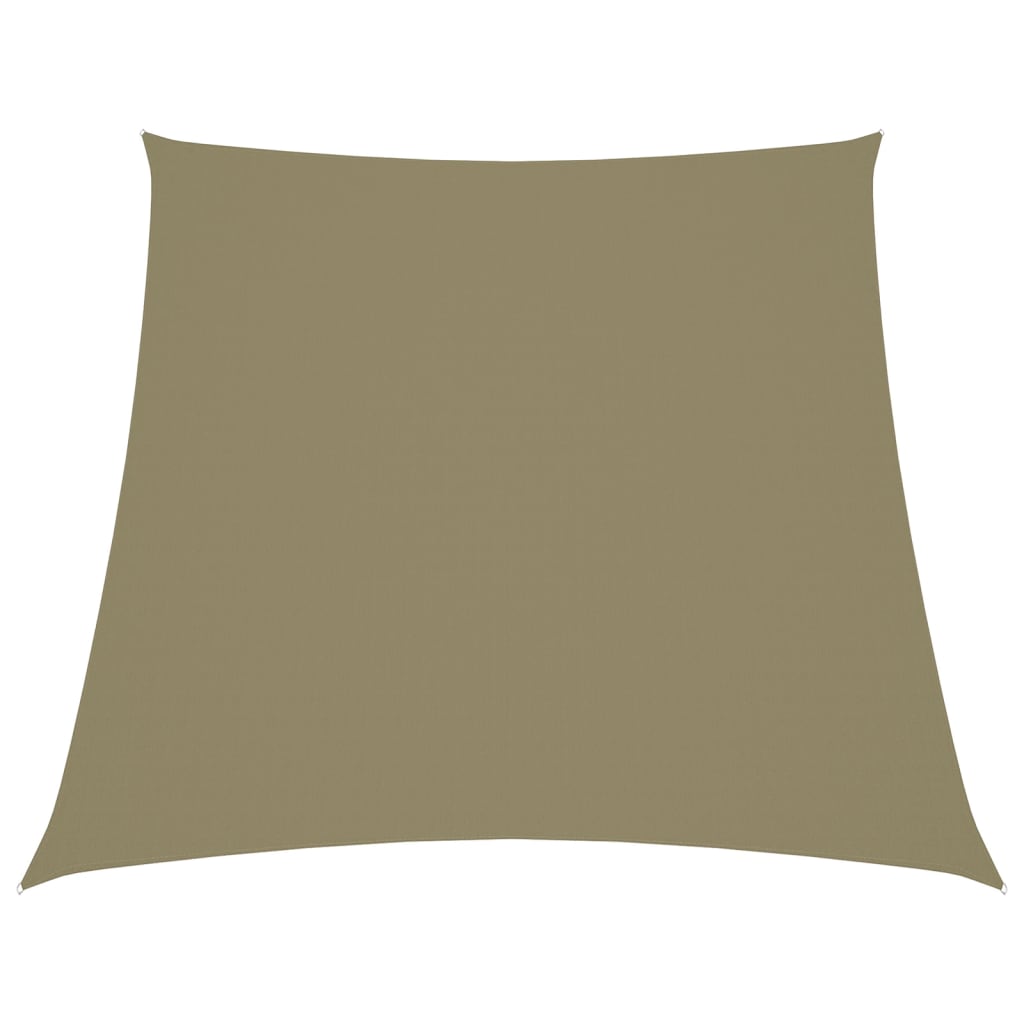 VidaXL Sonnensegel, trapezförmig, 3,5 x 4 m, Oxford-Gewebe, beige