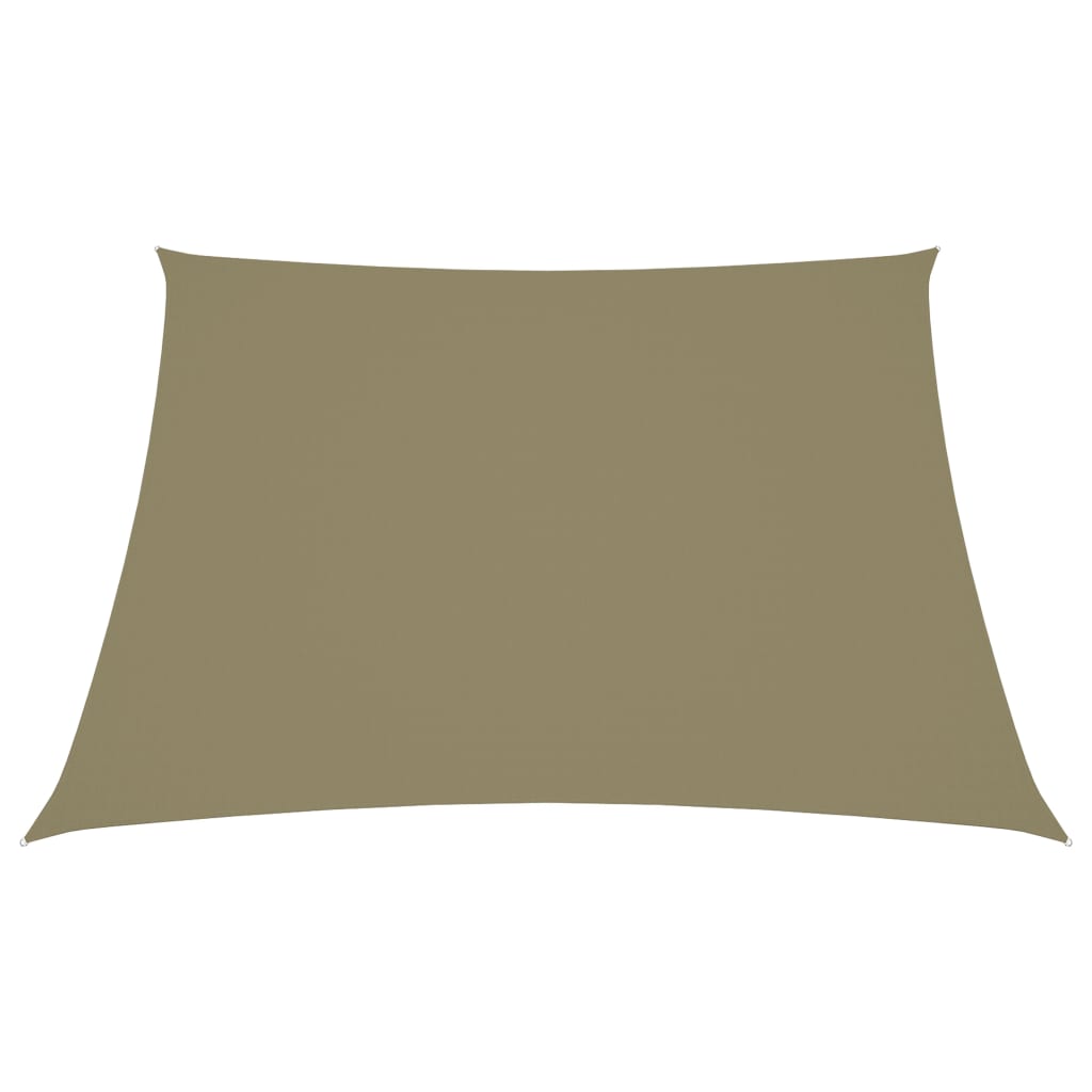 VidaXL Sonnenschirm Trapez 4 5x4 M Oxford Stoff Beige
