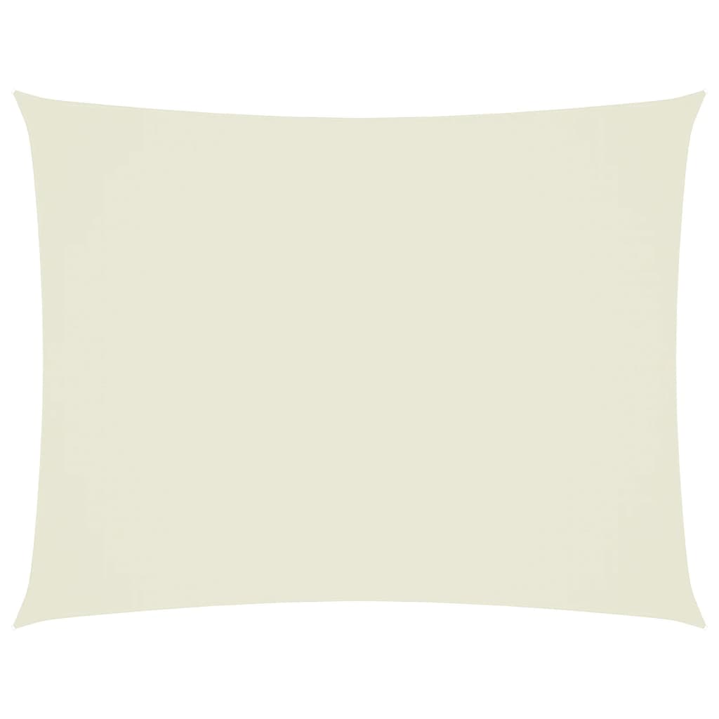 VidaXL Rechteckiger Sonnenschutz 3x6 m Oxford-Gewebe, cremefarben