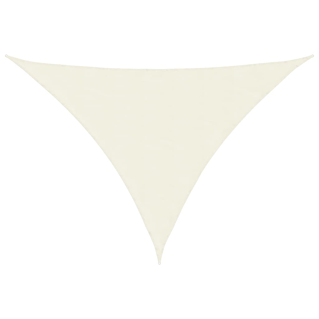 VidaXL Dreieckiger Sonnenschutz 3x3x4,24 m Oxford-Gewebe, cremefarben