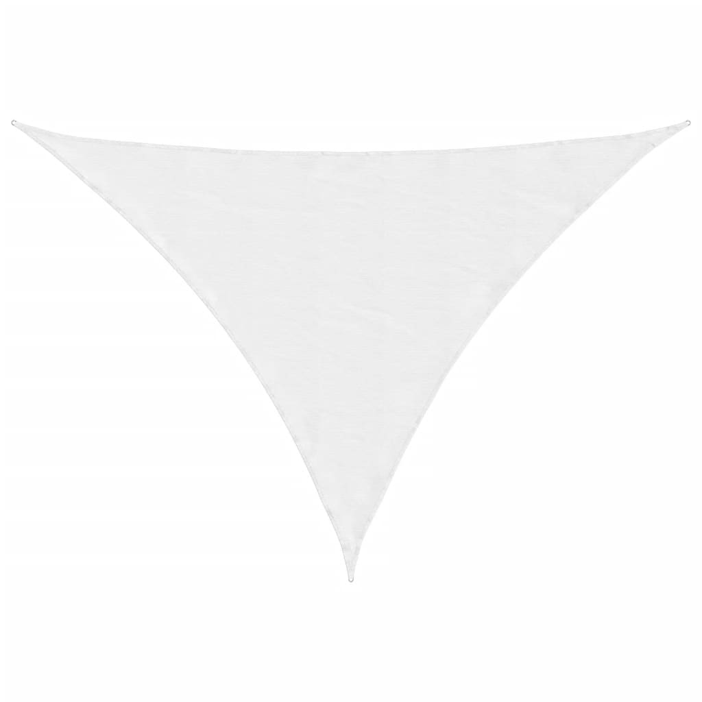 VidaXL Dreieckiger Sonnenschutz 3x4x5 m Oxford-Gewebe Weiß