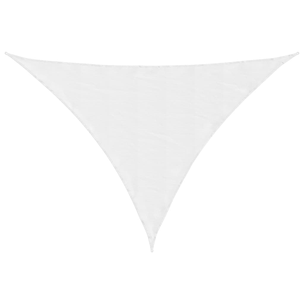 VidaXL Dreieckiger Sonnenschutz 5x5x6 m Oxford-Gewebe Weiß