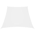 VidaXL Trapez-Sonnenschutz 4,5 x 4 m Oxford-Gewebe Weiß