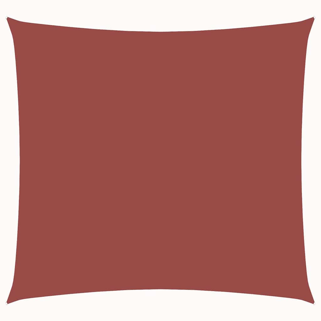VidaXL Quadratischer Sonnenschutz 3x3 m Oxford-Gewebe, Farbe Terrakotta