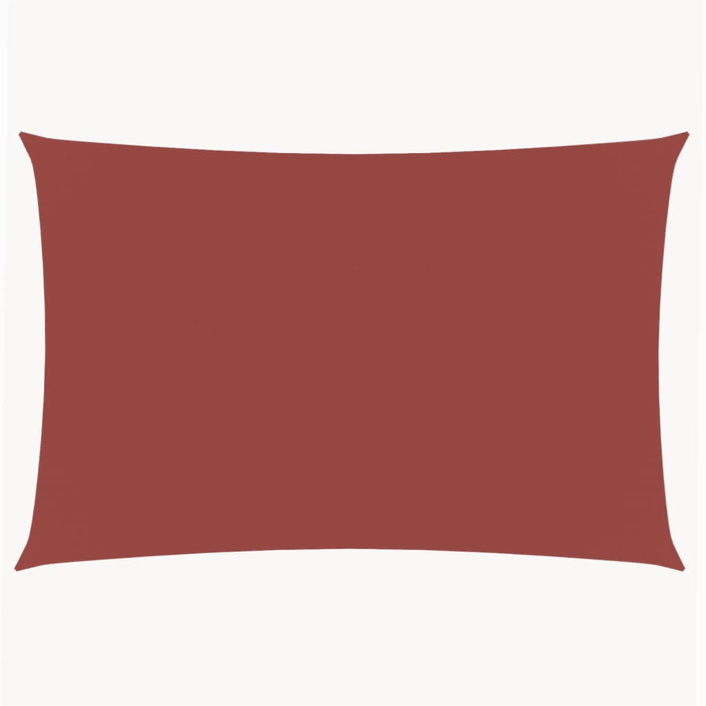 Vidaxl zonnescherm rechthoekig 3x6 m oxford stof terracottakleurig