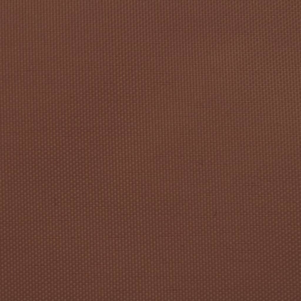 VidaXL Trapez-Sonnenschutz 3,4 x 3 m, Oxford-Gewebe, Farbe Terrakotta
