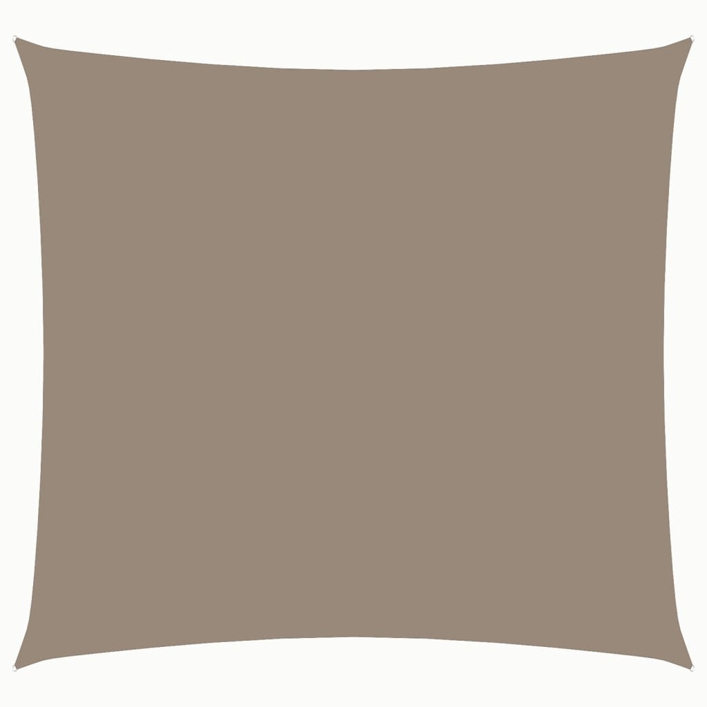 Vidaxl zonnescherm vierkant 3,6x3,6 m oxford stof taupe