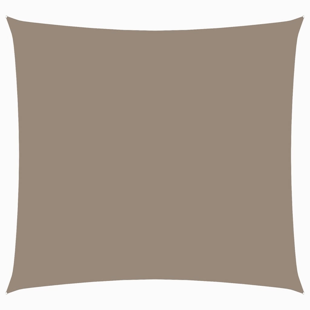 Vidaxl zonnescherm vierkant 6x6 m oxford stof taupe