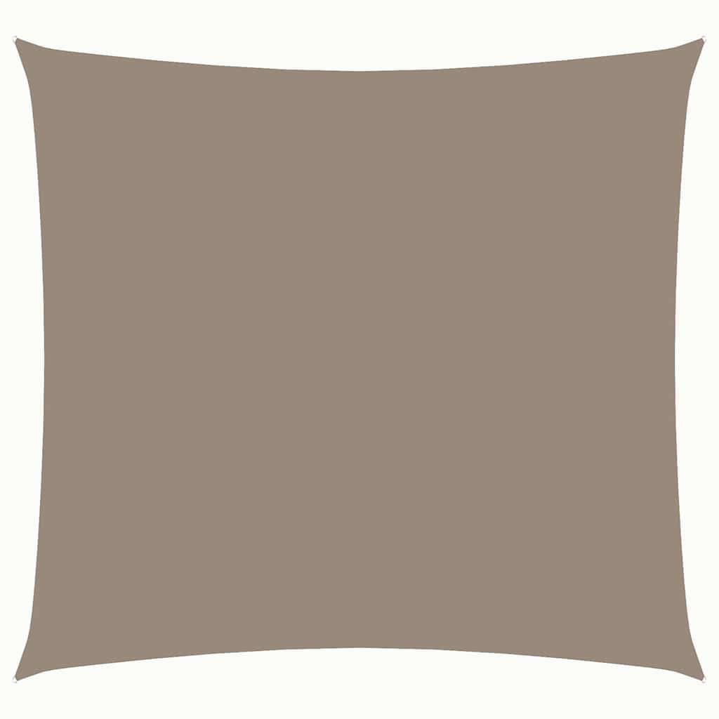 Vidaxl zonnescherm vierkant 7x7 m oxford stof taupe