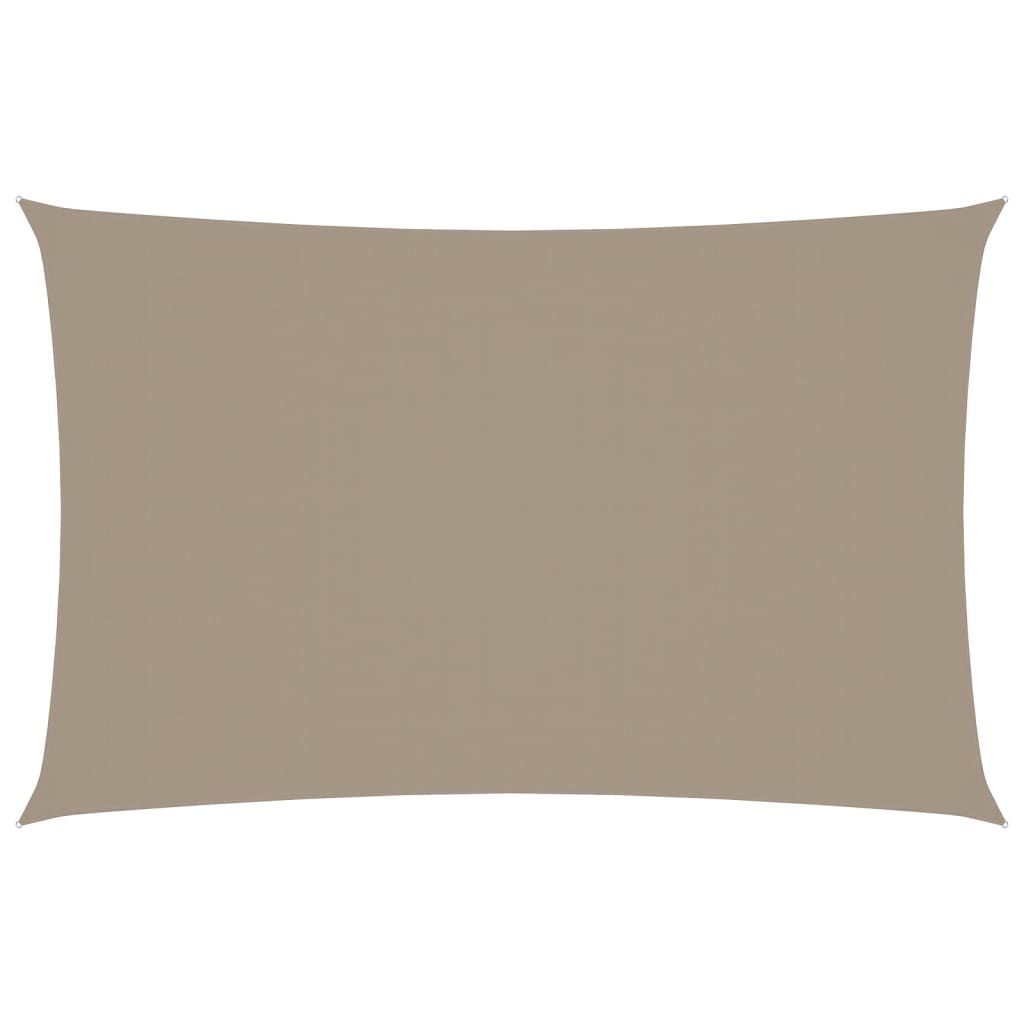 VidaXL Rechteckiger Sonnenschutz 2x5 m Oxford-Gewebe Taupe