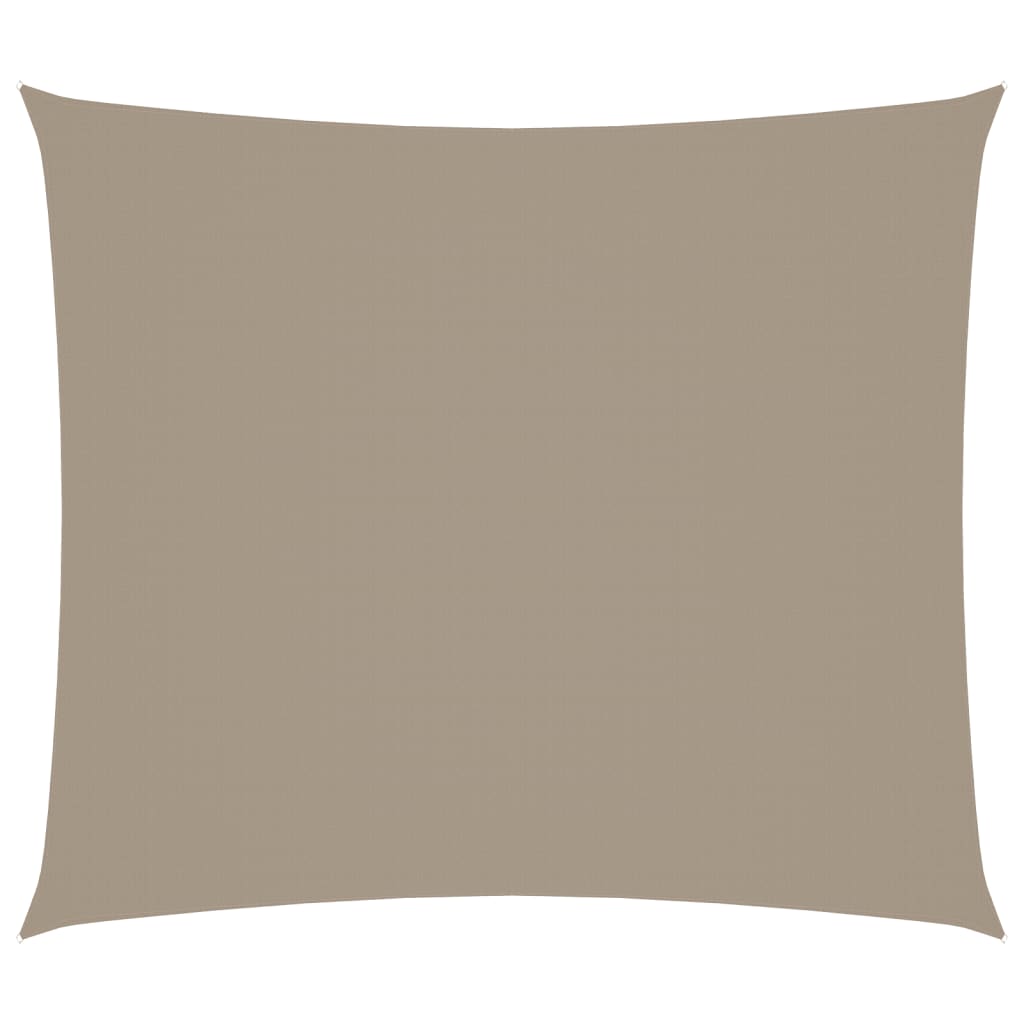 VidaXL Rechteckiger Sonnenschutz 2,5 x 3 m Oxford-Gewebe Taupe
