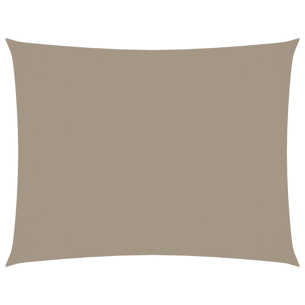 VidaXL Rechteckiger Sonnenschutz 2,5 x 3,5 m Oxford-Gewebe Taupe