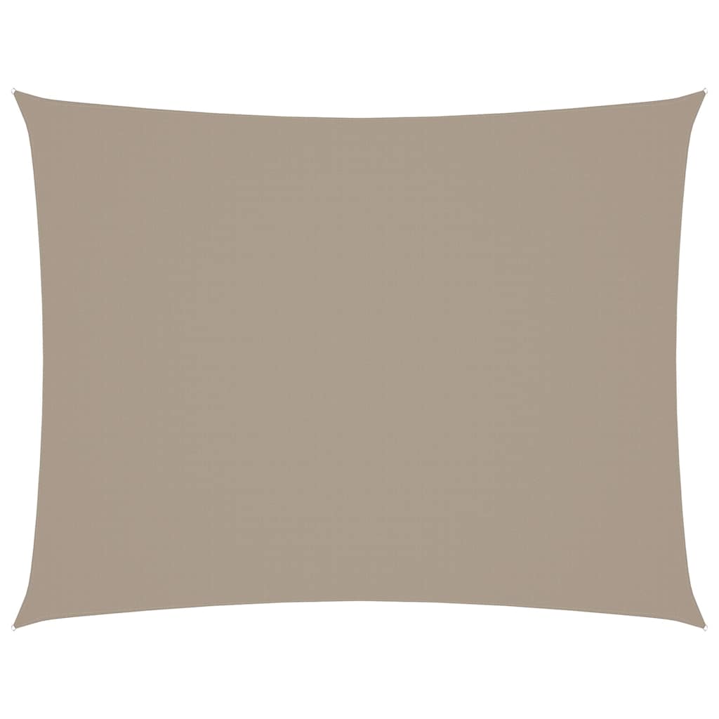 Vidaxl zonnescherm rechthoekig 3x4,5 m oxford stof taupe
