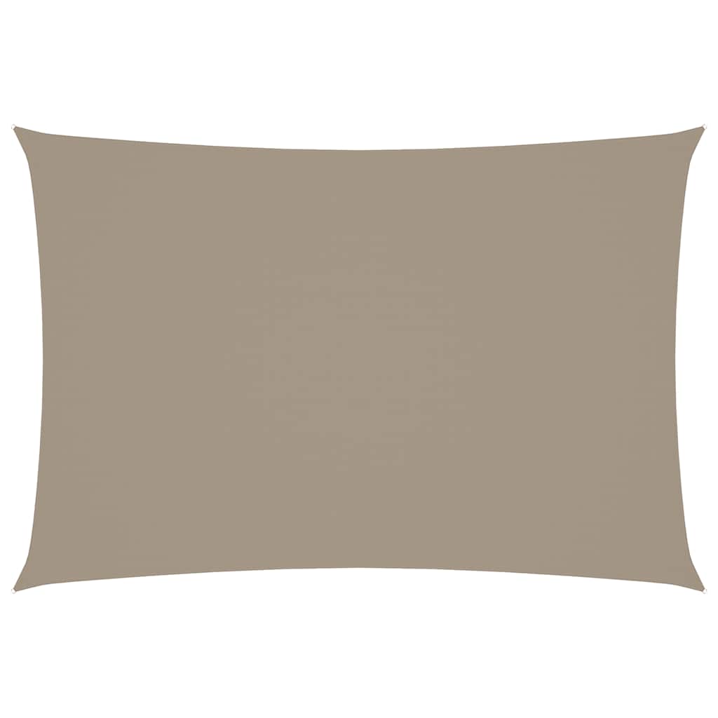 VidaXL Rechteckiger Sonnenschutz 3x5 m Oxford-Gewebe Taupe