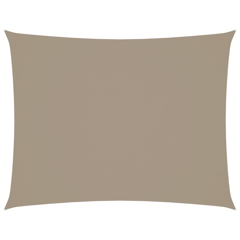 Vidaxl zonnescherm rechthoekig 3,5x5 m oxford stof taupe
