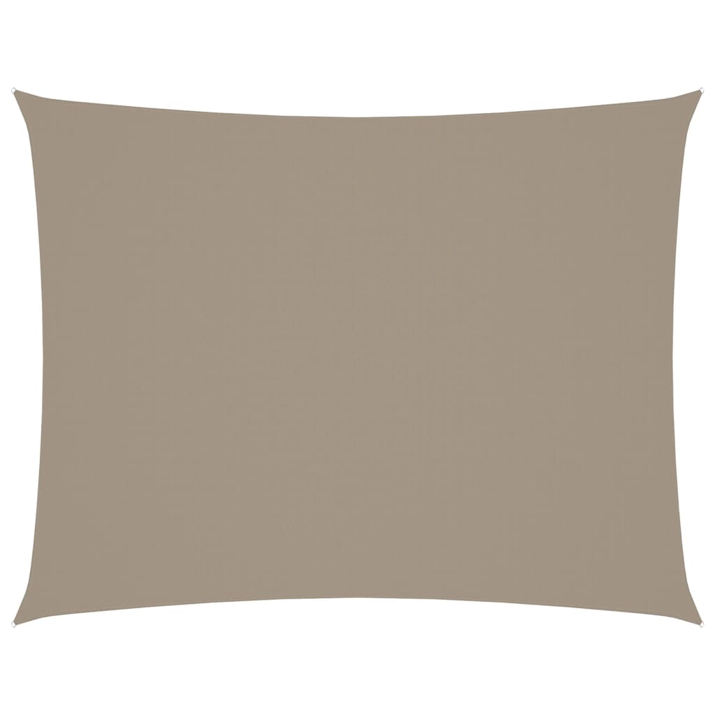 Vidaxl zonnescherm rechthoekig 5x7 m oxford stof taupe