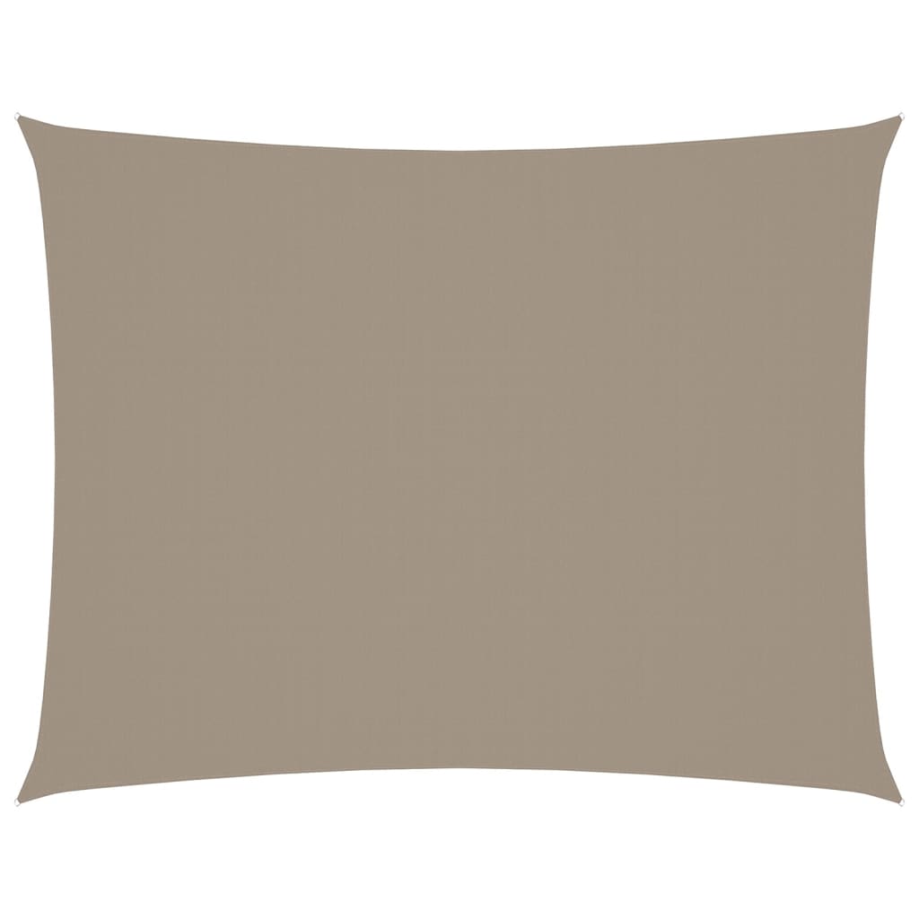 Vidaxl zonnescherm rechthoekig 6x7 m oxford stof taupe
