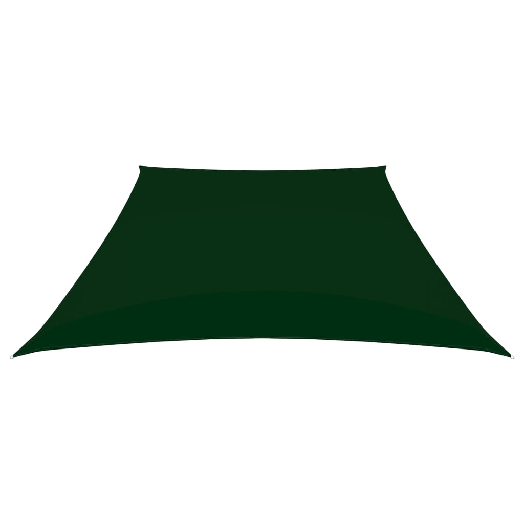 VidaXL Sonnensegel Trapez 2,4 x 3 m Oxford-Gewebe Dunkelgrün