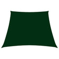 Vidaxl zonnezeil trapezium 3 5x4 m oxford stof donkergroen