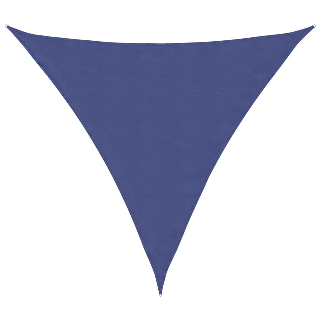 Vidaxl zonnescherm driehoekig 3,6x3,6x3,6 m oxford stof blauw