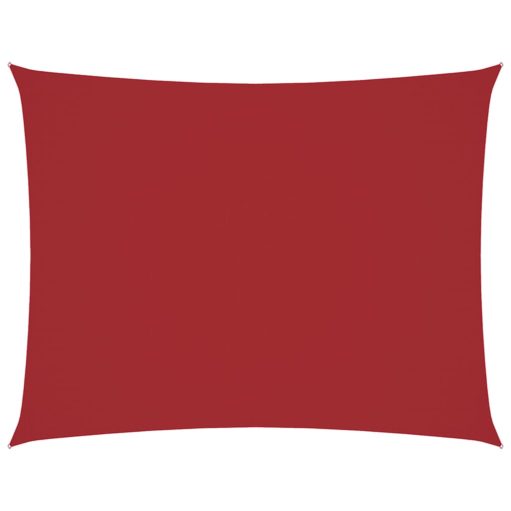Vidaxl zonnescherm rechthoekig 2,5x4 m oxford stof rood
