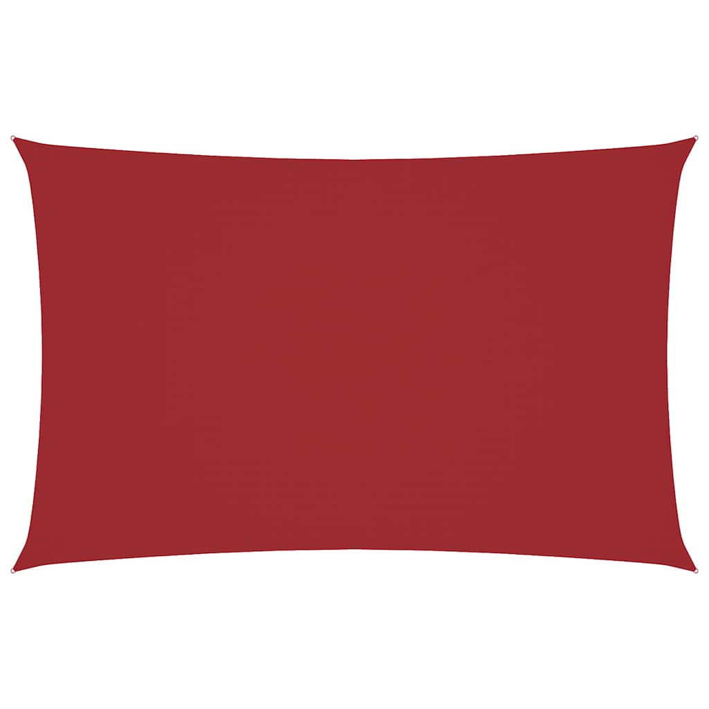 Vidaxl zonnescherm rechthoekig 4x7 m oxford stof rood