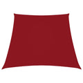 VidaXL Trapez-Sonnensegel 2,4 x 3 m Oxford-Gewebe Rot