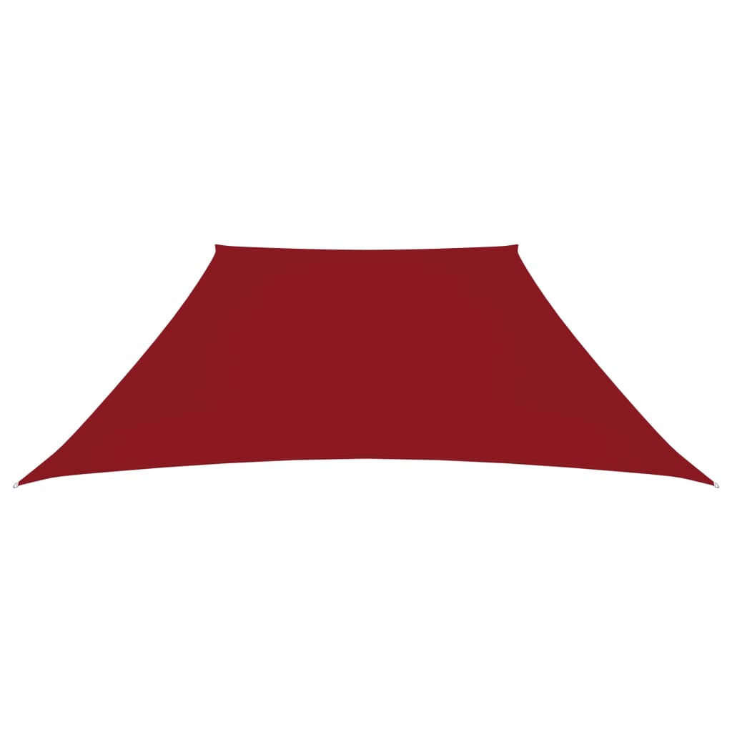 VidaXL Trapez-Sonnensegel 2,4 x 3 m Oxford-Gewebe Rot