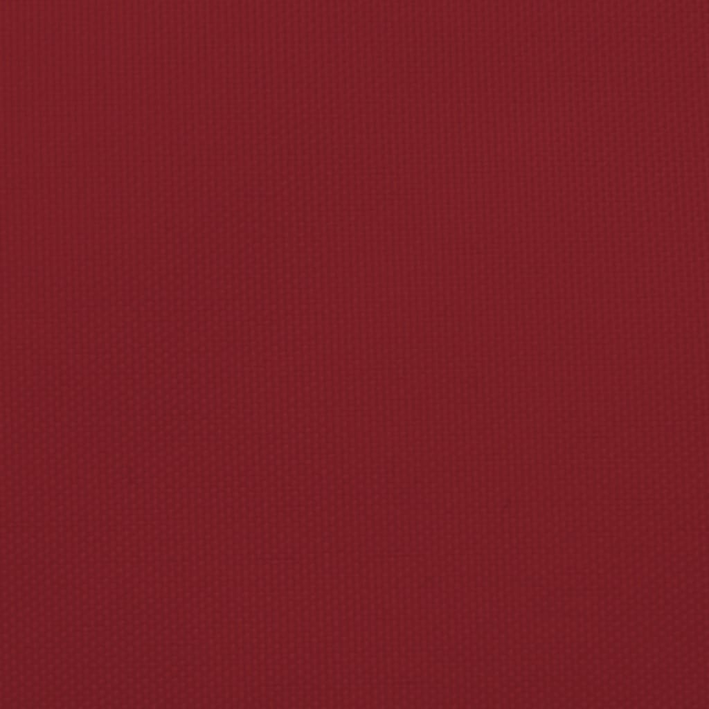 VidaXL Trapez-Sonnensegel 2,4 x 3 m Oxford-Gewebe Rot