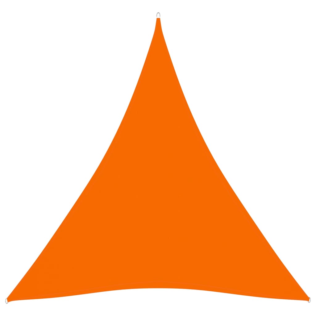 Vidaxl zonnescherm driehoekig 3,6x3,6x3,6 m oxford stof oranje