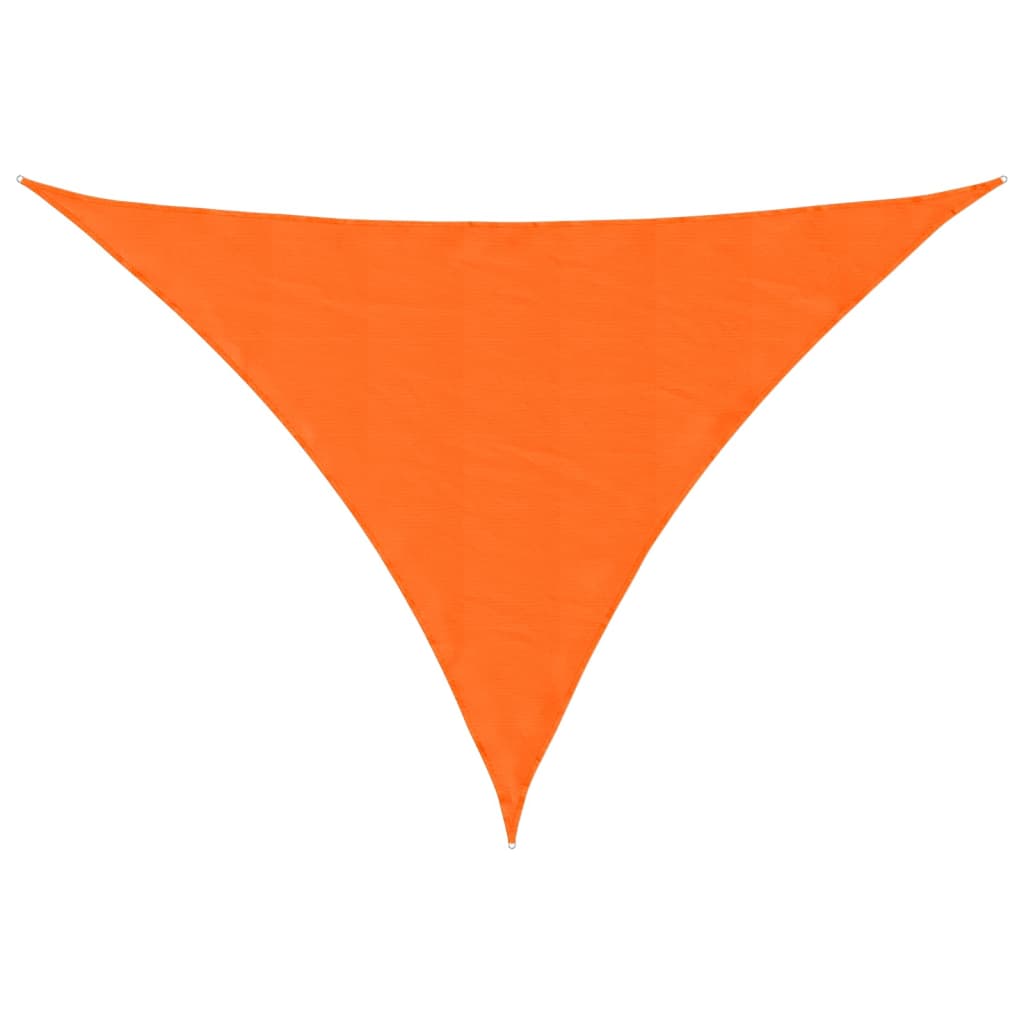 Vidaxl zonnescherm driehoekig 4x5x6,4 m oxford stof oranje