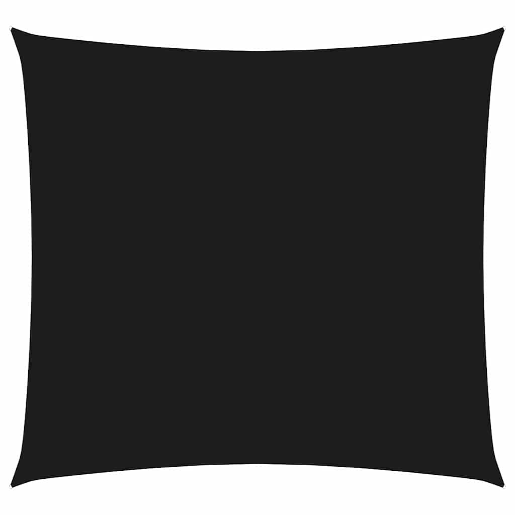 VidaXL Quadratischer Sonnenschutz 2,5 x 2,5 m Oxford-Gewebe Schwarz