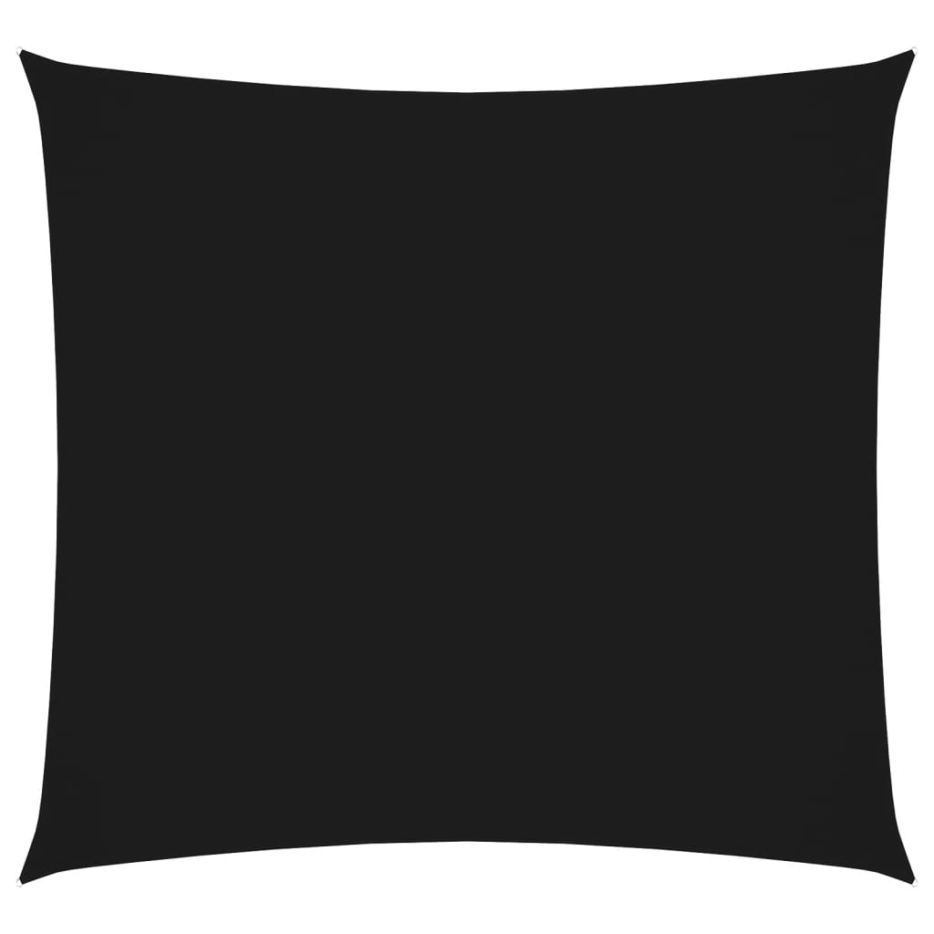 VidaXL Quadratischer Sonnenschutz 4,5 x 4,5 m Oxford-Gewebe Schwarz