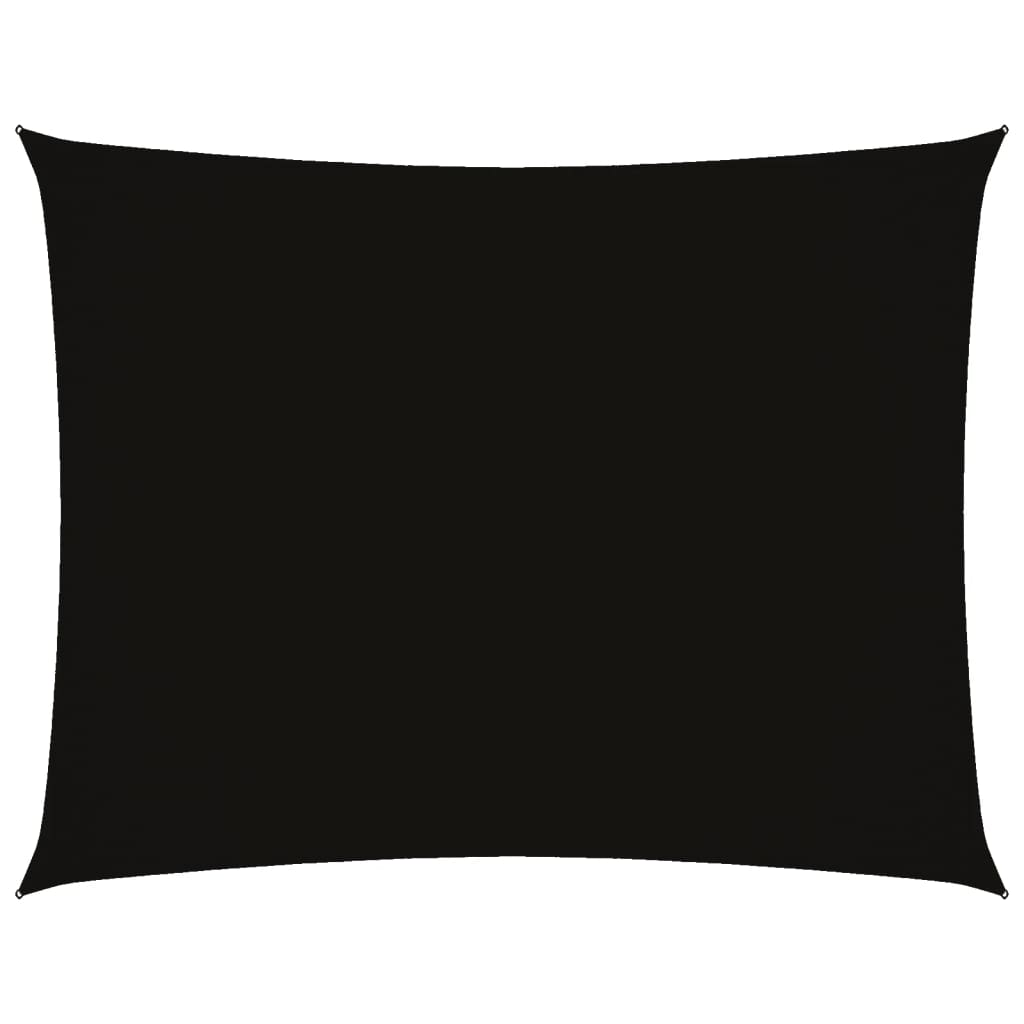 VidaXL Rechteckiger Sonnenschutz 2,5 x 3,5 m Oxford-Gewebe Schwarz