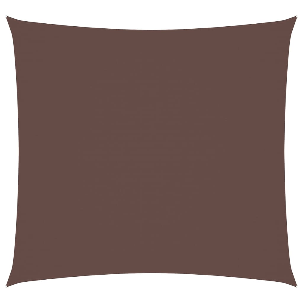 VidaXL Sunchade Quadrat 7x7 m Oxford-Gewebe braun