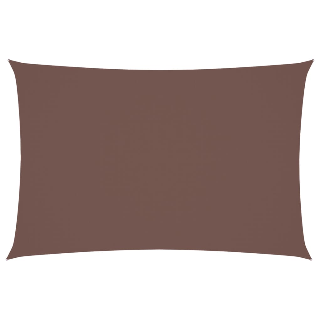 VidaXL Rechteckiger Sonnenschutz 2x4 m Oxford-Gewebe Braun