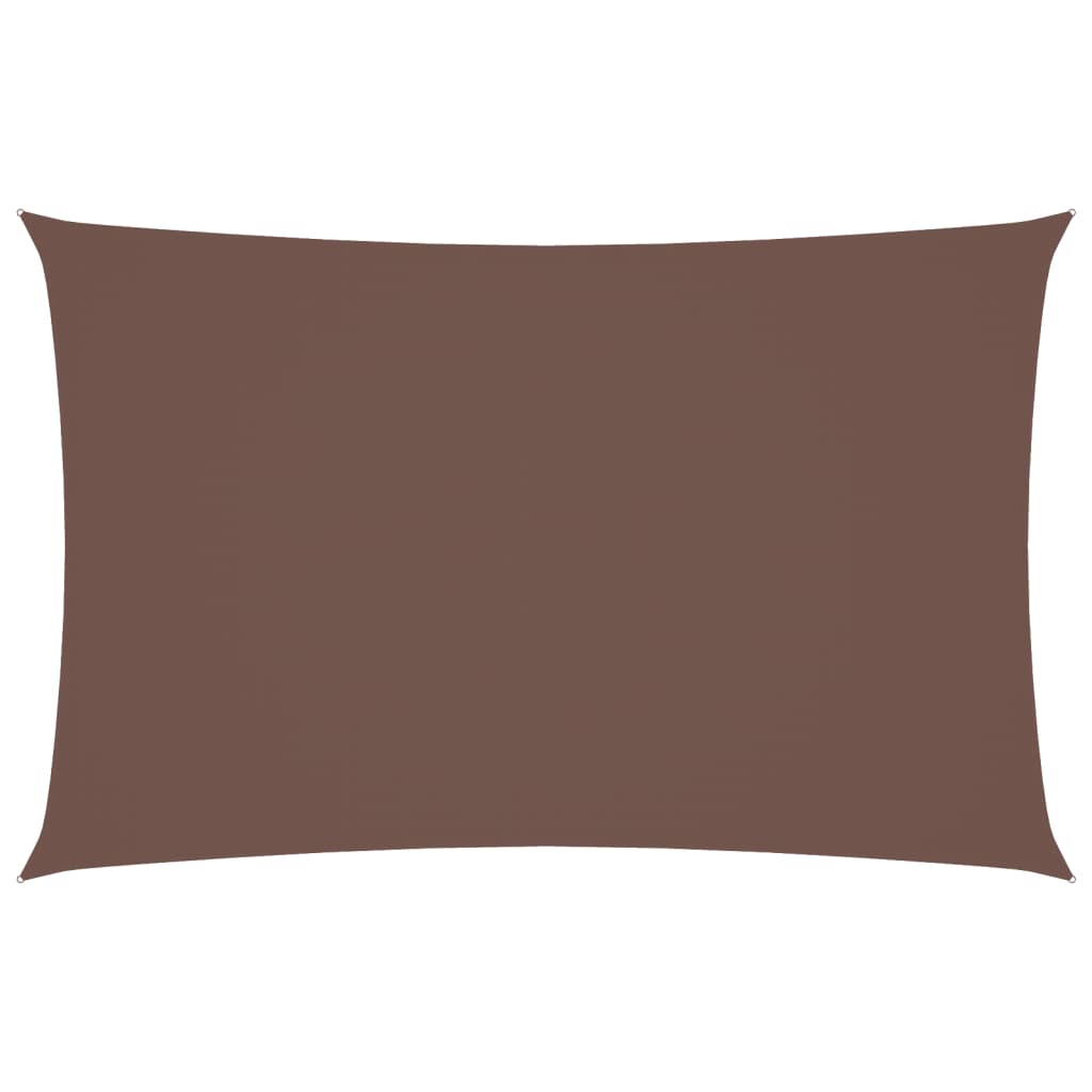 Vidaxl zonnescherm rechthoekig 5x8 m oxford stof bruin