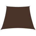 Vidaxl zonnezeil trapezium 2 4x3 m oxford stof bruin