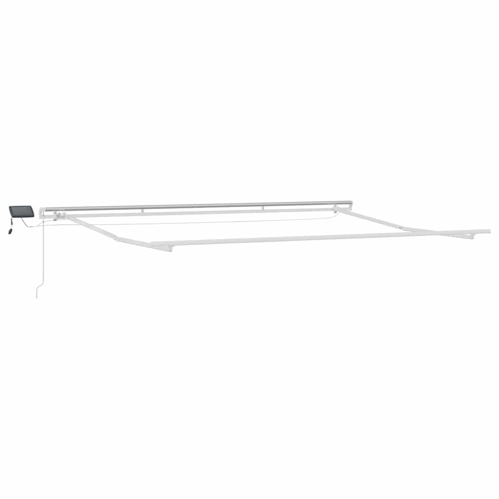 Vidaxl zijde frame met led-striplichten wit 450 × 300 cm aluminium