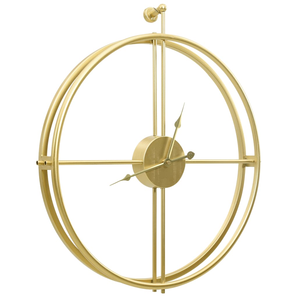 VidaXL Wanduhr 52 cm, Eisengold