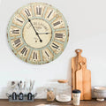 VidaXL Wanduhr 60 cm MDF Mehrfarbig