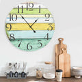 VidaXL Wanduhr 60 cm MDF Mehrfarbig