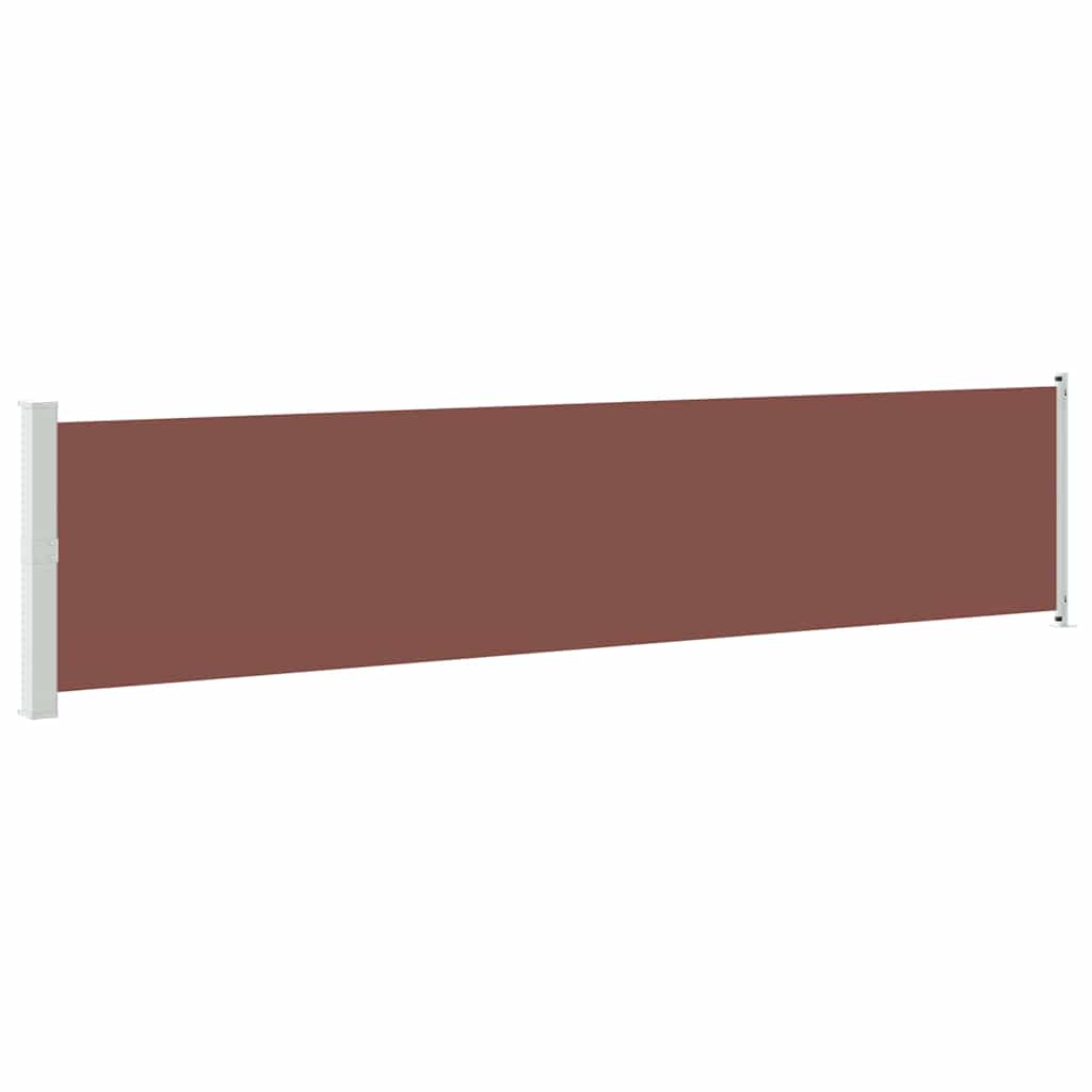 VidaXL Gartenbildschirm ausziehbar 140 x 600 cm Braun
